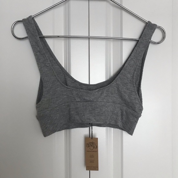 Only Hearts Feather Weight Rib Tank Bralette - Picture 6 of 11